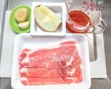 豚ロース肉の生姜焼きリンゴソース仕立て作り方1写真