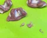 砂ずりピーマンで簡単一品作り方1写真