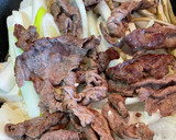 冷蔵庫の残り野菜で作るすき焼き風ナベ作り方4写真