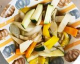 天津飯の餡炒め味豚こま大根青椒肉絲風作り方13写真