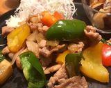 豚コマの彩り生姜炒め作り方11写真