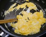 簡単！ニラ玉のかんたん酢炒め作り方1写真