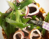 簡単・みょうがを使ったイカとネギの酢味噌作り方8写真