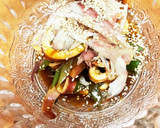簡単・みょうがを使ったイカとネギの酢味噌作り方9写真