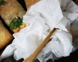 厚揚げと豚バラのしそ巻き♪枝豆トッピング作り方6写真