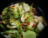 白菜とキャベツの酢漬けで甘辛炒め！作り方3写真