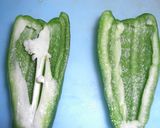 ピーマンカップのささみチーズ焼き作り方4写真