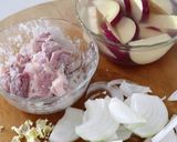 鶏肉とさつま芋のチーズたっぷりグラタン作り方1写真