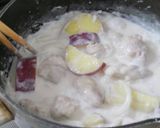 鶏肉とさつま芋のチーズたっぷりグラタン作り方3写真