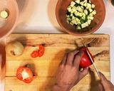 海外の朝ご飯。夏野菜と卵で簡単フリタッタ作り方2写真