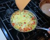 海外の朝ご飯。夏野菜と卵で簡単フリタッタ作り方5写真
