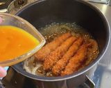 海老フライで卵とじ！海老カツ（丼）作り方6写真