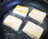 《油で焼く》フライパンdeしょうゆ餅作り方3写真
