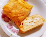 超簡単♡超うま♡白だしで私の甘い卵焼き作り方3写真