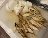 優しいお味。鶏と根菜の煮物作り方1写真