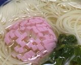 菊のかまぼこ飾り切り！秋の温そうめん作り方6写真