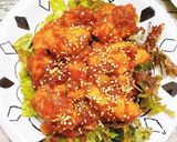 20分調理☆韓国風ヤンニョムチキン作り方5写真