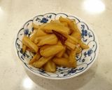 フライパンで簡単☆レンコンの甘辛炒め♪作り方10写真