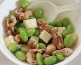 超早おつまみ、枝豆チーズ作り方2写真
