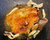 皮パリパリ鳥もも肉、やかん乗せ焼き?笑作り方4写真