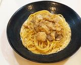 ポルチーニのクリームパスタ作り方8写真