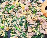 豚肉とニラの卵炒め作り方7写真