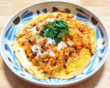 アサリ入りパエリアのオムライス仕立て作り方8写真