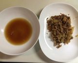 松屋の牛めしで玉子焼き　オム牛作り方2写真