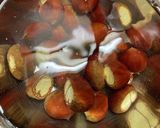 生栗の剥き方〜ターメリック〜煮るまで〜作り方2写真