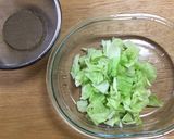 鶏ガラスープの素で簡単にキャベツのナムル作り方4写真