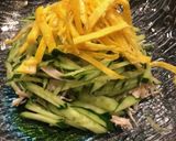 絶品　お祝い料理　棒棒鶏サラダ作り方17写真
