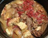 すき焼き風 肉豆腐 (備忘録)作り方13写真