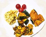 秋の味覚 栗かぼちゃで三品作り方5写真