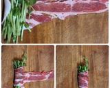 豆苗の肉巻き　(水菜や青梗菜でもOK)作り方1写真