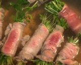 豆苗の肉巻き　(水菜や青梗菜でもOK)作り方2写真