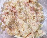豚100gで4人！豚のオニポテマヨバーグ作り方5写真