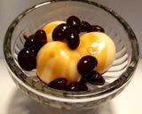 シナモンきな粉の豆腐白玉＆黒酢黒豆作り方1写真
