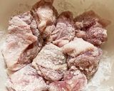 給食メニュー♡若鶏のから揚げ〜甘辛ソース作り方1写真