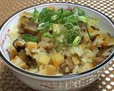 炊飯器で作る中華風おこわ作り方6写真