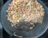 簡単・美味しい！鮭そぼろのもち麦炒飯♬作り方6写真