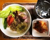 オートミールのローストポーク丼作り方17写真