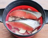 レンジで！鮭とさつまいものたき込みごはん作り方4写真