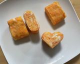 ほんのりピンクの卵焼き作り方3写真