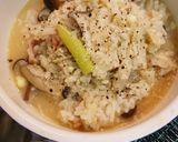 キノコ味噌リゾット風作り方6写真