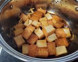 簡単！厚揚げ煮。紅ショウガを乗せて作り方5写真