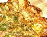 簡単☆グリルで10分♬餃子の皮のピザ作り方6写真