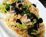 簡単パスタ♪ブロッコリーとツナの和風味作り方5写真