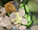 簡単♪キュウリと魚ニソの味噌マヨ和え作り方2写真