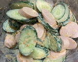 簡単♪キュウリと魚ニソの味噌マヨ和え作り方3写真