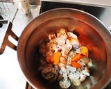秋の根菜で★炒り鶏★作り方2写真